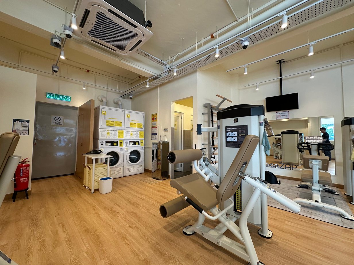 24H Fitness Gym interior with strength equipment and supporting facilities